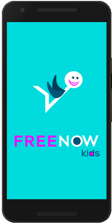 Wireframe of a Landing Page of the FREENOW Kids application